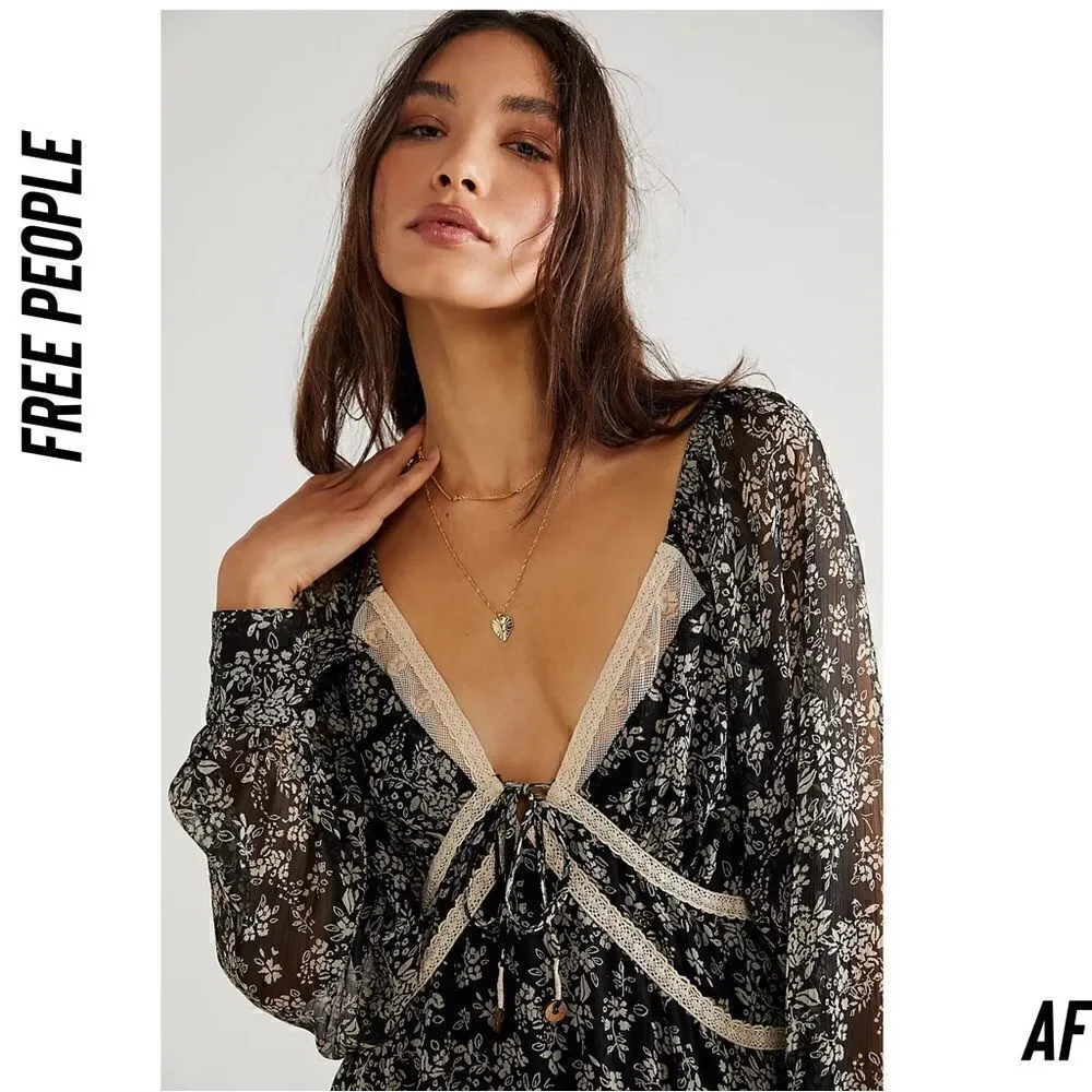 FREE PEOPLE CALLOWAY MAXI DRESS NWT